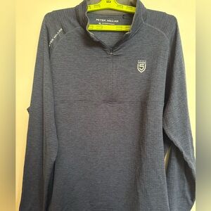 Peter Millar Navy Blue PENN state pullover